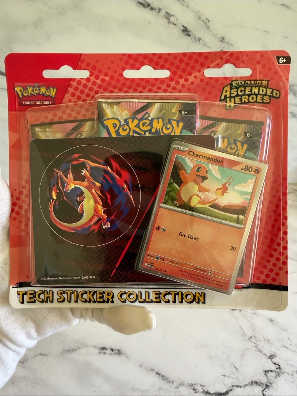 Pokemon Ascended Heroes Tech Sticker Collection - Charmander